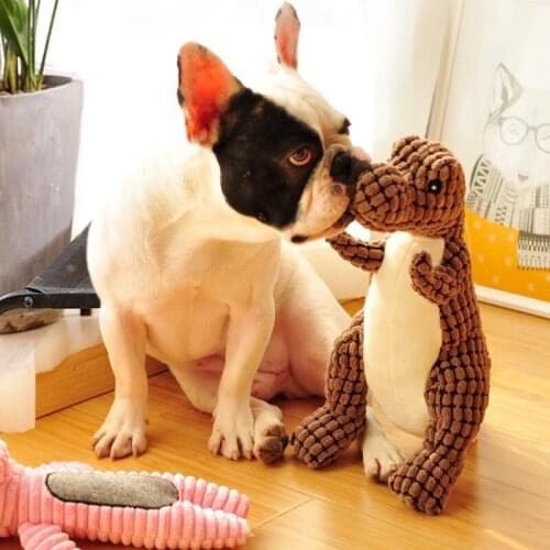 Funny Dog Cat Chew Toys Pet Toys Factory Direct Supply, Large Toys Interactive Squeak Dinosaur Kitten Supplies Animals Bite Plus