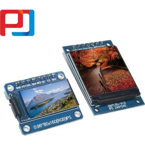 10PCS TFT Display 0.96 / 1.3 1.44 inch IPS 7P SPI HD 65K Full Color LCD Module ST7735 Drive IC 80*160 (Not OLED) For Arduino