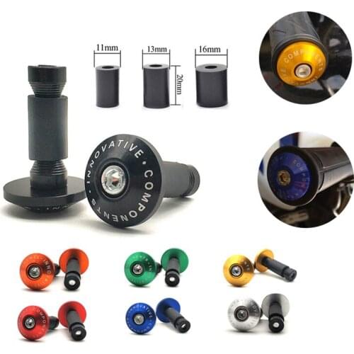 Universal Motorcycle Handlebar Grips Bar Ends Slider For Yamaha XT250 TRICKER Kawasaki Ninja 650R Honda CBR1000RR CBR1100XX X-11