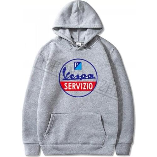 Vespa Servizio Fashion Brand Mens Hoodies Spring Autumn Male Casual Sweatshirts Men and women Sweatshirt Vespa Tops 0109