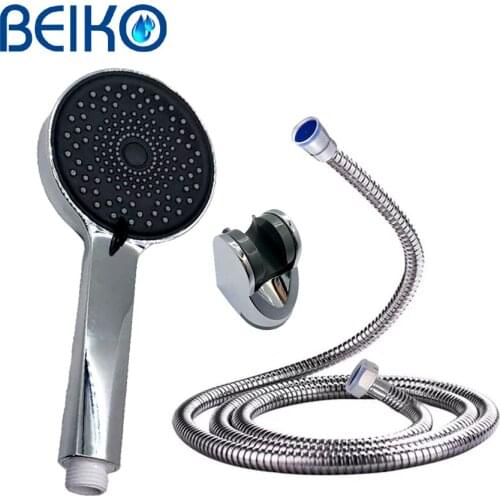 High Quality 3 Function Chorme Plated Hand Held Shower Head Hose Bracket Holder Universal Sprayer Multifunction Function