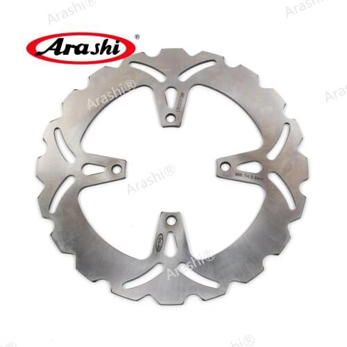 ARASHI Rear Brake Disc For SUZUKI GSX 750 1989-1992 CNC Brake Disks Rotors GSX750 1990 1991 GSX F 600 1988-1997 GS F 500 04-07