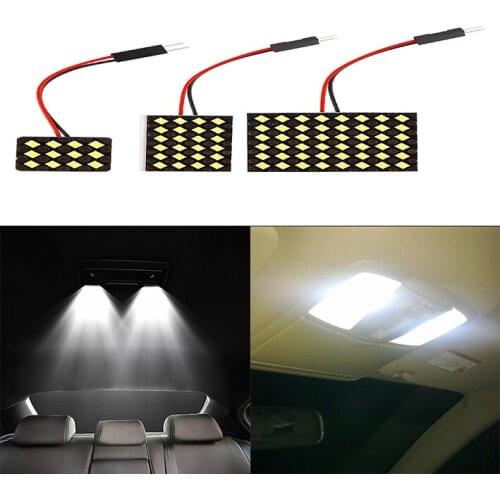 12/24/48 SMD Car Interior Panel LED Lights Bulb Lamp Car LED Compartment Light Reading Light