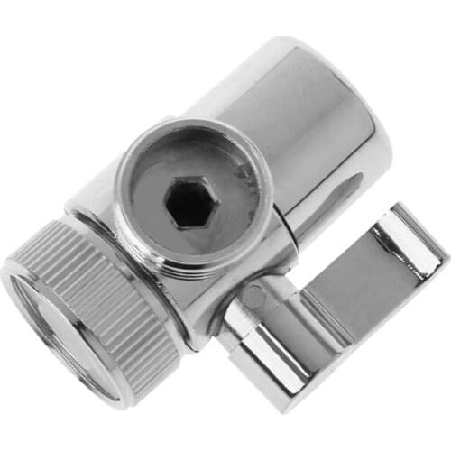 2021 New Brass 3-way Diverter Valve Faucet Connector Adapter Three Head Function Switch