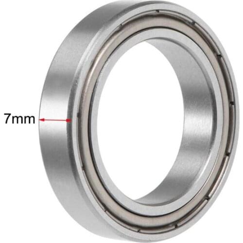 6805ZZ Deep Groove Ball Bearing 25x37x7mm Double Shielded Bearing Steel Bearings 10-Pack