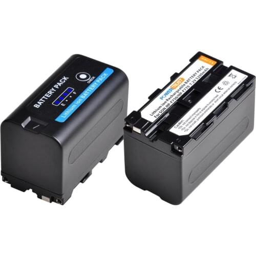 NP-F750 5200mAh NP-F770 Battery Pack with LED Indicator for Sony NP-F730 NP-F760 NP-F770 NP-F960 NP-F970 Battery and CCD-TRV215