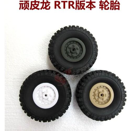 HengLong WPL B-1 B-14 B-24 B24 C14 C-14 1/16 Military Truck RC Car spare parts general tire TRT hub tires 4pcs