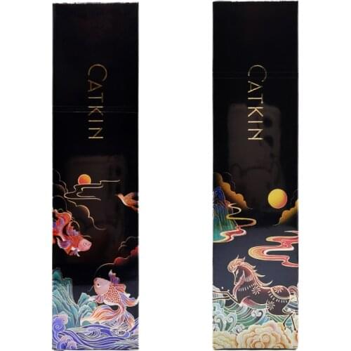 CX Catkin Spring River Flower Moon Night Eyebrow Pencil Waterproof Sweat-Proof Long-Lasting Not Easy to Decolorize and Smudges