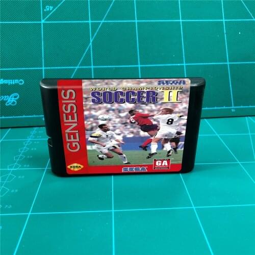 World Championship Soccer 2 - 16 bit MD Games Cartridge For MegaDrive Genesis console