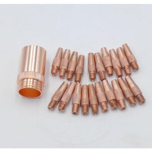 Nozzle Contact Tip fit MIG Spool Gun Push Pull Feeder Aluminum Steel Welding Torch NBC-200