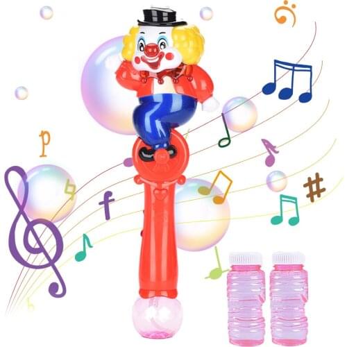 Bubble Maker Bubble Machine Toy kids Bath toy Clown Bubble Blower Wand fidget toys outdoor wedding parks toys Gift For children