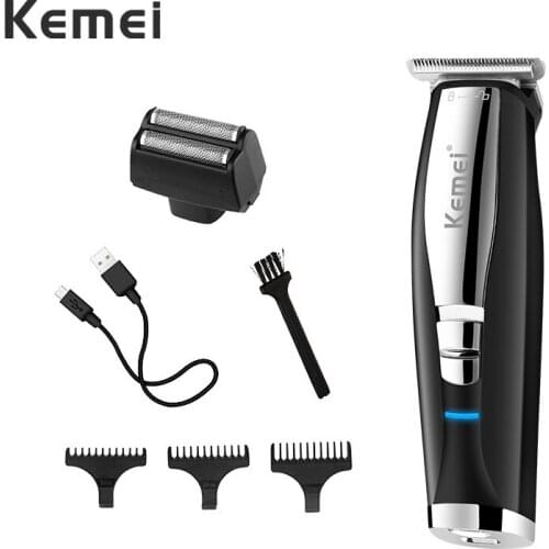 Kemei Electric Hair Clipper USB Charging Low Noise Hairdresse Rechargeable Baldheaded Beard Trimmer for Men Cutting Machine F35