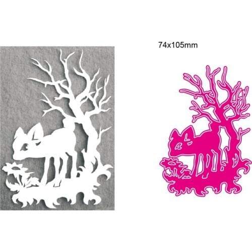 Metal cutting dies cut die mold Animal deer decoration Scrapbook paper craft knife mould blade punch stencils