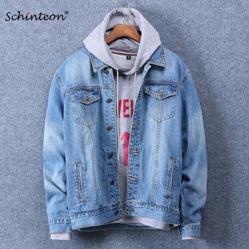 2018 Men New Autumn Denim Jacket Coat Outwear 100% Cotton High Quality Brand Cowboy Clothing