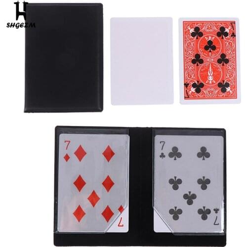 Optical Wallet Card Appearing Magic Tricks Wallet Melting With Magnet Card Street Stage Close Up Magic Illusion For Magic Toys