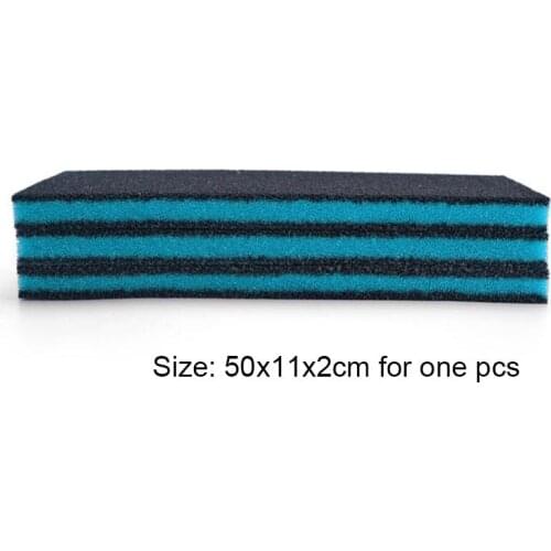 50cmx11cmx2cm Activated Carbon Filtration Foam Aquarium Fish Tank Biochemical Filter Sponge Pad Skimmer Sponge Supply Tank