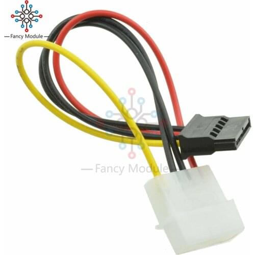 Serial ATA SATA 4 Pin IDE to 15 Pin HDD Power Adapter Cable Hard Drive Adapter Male to Female connecter Cable