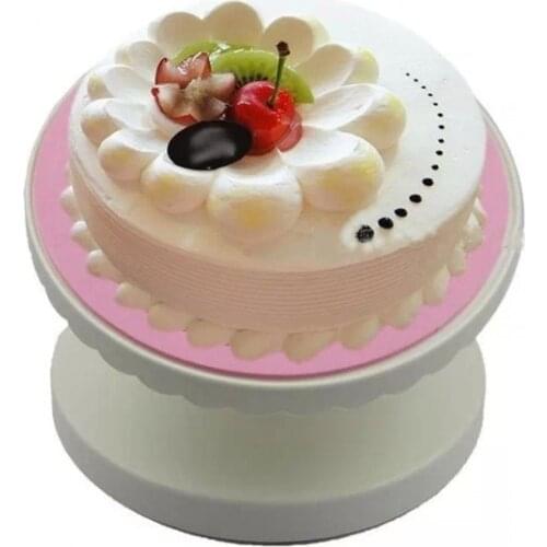 Cake Making Turntable Rotating Decorating Platform Stand Display Revolving Cake Decorating Stand plastic Fondant Baking Tool DIY