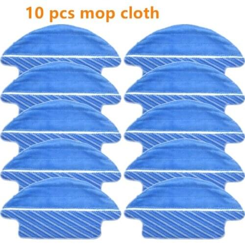 10/5pcs Robot Vacuum Cleaner Mop Cloth for Conga 3090 series robotic Vacuum Cleaner Spare Parts Accessories Mop Cloths