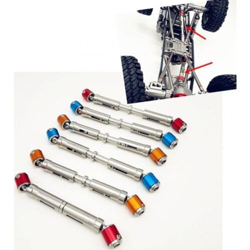 2PCS 113-143mm Metal CVD Drive Shaft for 1/10 RC Rock Crawler Axial SCX10 RC4WD D90