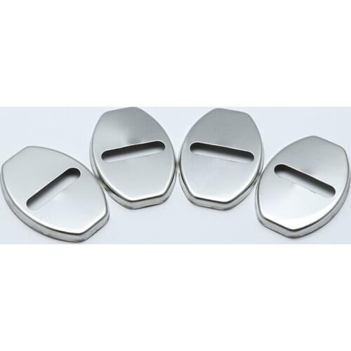 4pcs Anti Rust Car Door Lock Protective Buckle Cover For audi SQ5 2013-2018 S1 2014 Car Styling Accessories