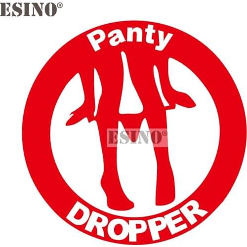Car Styling Funny Panty Dropper Funny Creative Auto 3D PVC Carving Decal Car Sticker Bumper Body Decal Pattern Vinyl
