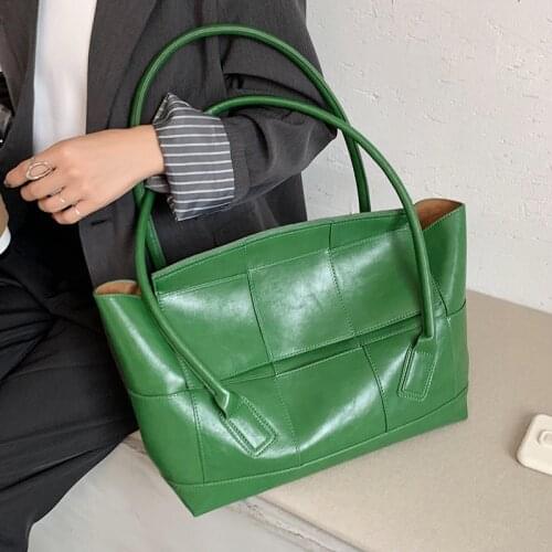 Large PU Leather Shoulder Bags 2021 Womens Bag Trend Elegant Handbags Female Travel Totes Lady Fashion Hand Bag Designer