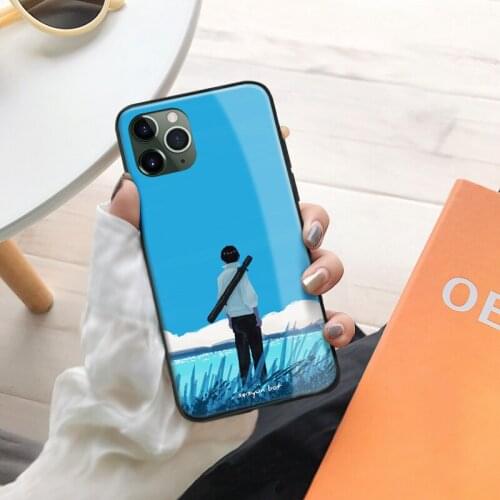 Yuta Okkotsu Jujutsu Kaisen anime Soft Silicone Glass Phone Case for IPhone SE 6s 7 8 Plus X Xr Xs 11 12 Mini Pro Max Samsung