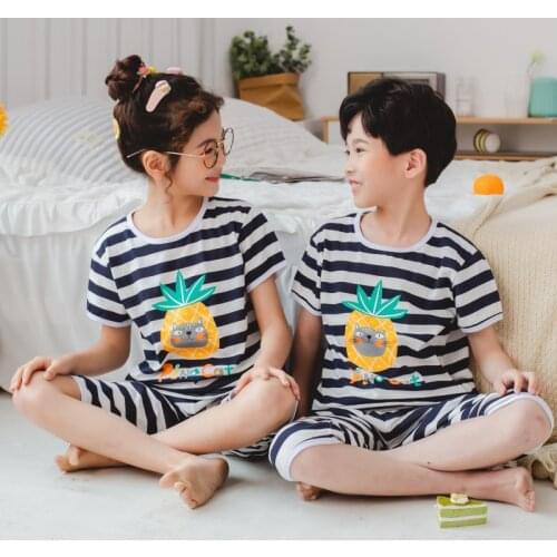 Kid Clothes Cartoon Nighty Pajamas For Girls Boys Autumn Pajamas Suit Baby Girls Clothes Unicorn Pyjamas Kids Pijamas Infantil