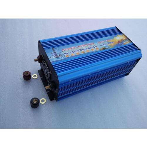 DHL free shipping inversor de 6000W peak 12000W inverter 6000W invertor pure sine wave solar inverter DC24V to 110VAC