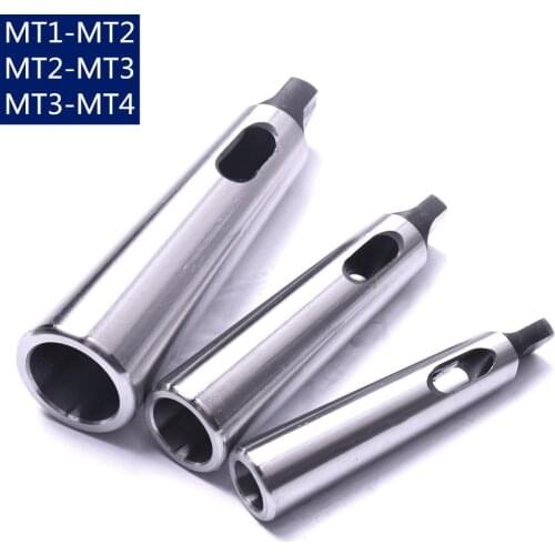 1PC/3PCS Morse Taper Drill Sleeve Reducing Adapter For Lathe Milling The Usage Of Morse Taper Shank Tool MT1-MT2 MT2-MT3 MT3-MT4