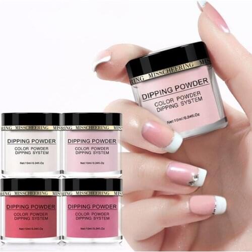 12 Solid Color Nail Infusion Powder French Nail Powder Nail Art Dipping Powder Natural Drying Glitter Ultraviolet Gel Art TSLM1