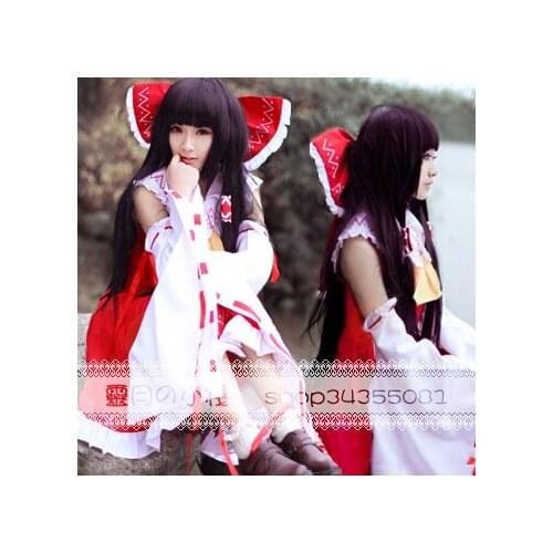 Touhou Project Reimu Hakurei anime cosplay costume custom any size