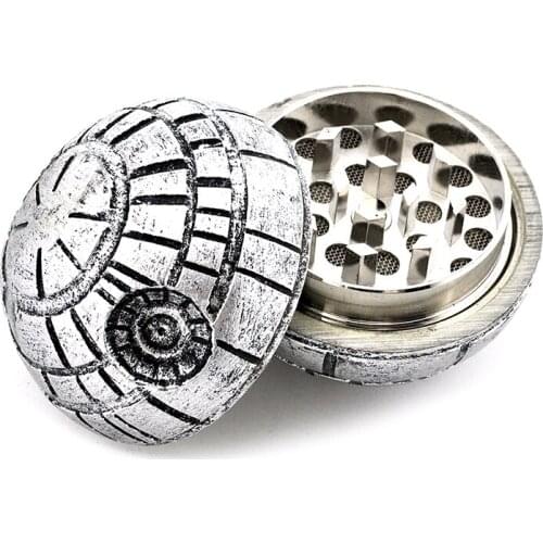 Creative Ball Herb Grinder Weed Tobacco Crusher Hand Cigarette Smoking Accessories 3 Layer Zinc Alloy Smoke Grinders Gadgets