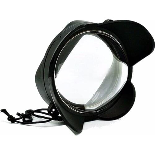 MEIKON Fisheye Wide Angle Wet Correctional Dome Port Lens (Square Adapter) For Sony NEX 5R/5T NEX6 NEX7 (18-55) Canon EOS M