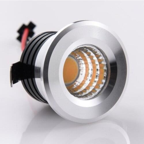 MINI Ressessed in LED Downlight 1W 3W 5W 110V 220V LED Spot light White/Silver body White/Warm/Cold white LED Down light