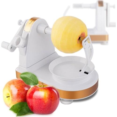 Multi-function peeler peeling knife Apple peeling machine Fruit peeler Simple portable fruit peeling utensil Hand-cranked peeler