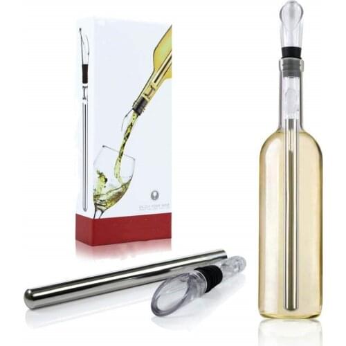 New Multi-function Portable Stainless Steel Popsicle Stick drinks Wine Popsicle Quick Ice Wine Device Red Wine Beer Popsicle