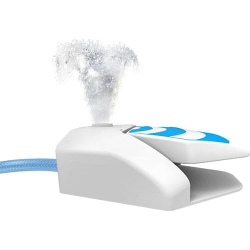 New Dog Water Drinking Fountain Electric Automatic Water Feeder Dispenser Container Water Step-On Pet Outdoor Fountain For Dogs