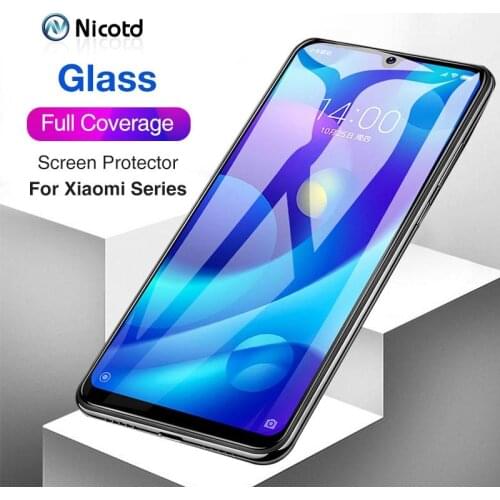 Nicotd For Redmi Note 7 6 Pro 8A 7A 8 Full Cover Screen Protector For Xiomi Black Shark Helo 2 PRO Mi Play Tempered Glass Film
