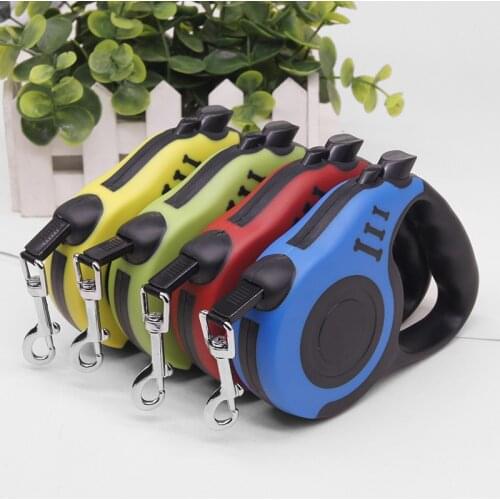 3M/5M Auto Retractable Leash Nylon Running Extending Lead Puppy Small Medium Dog Lesah Walking Roulette For Dogs Pet Products