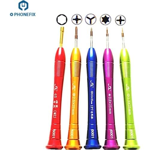 Professional 5 in 1 Mobile Phone Opening Screwdriver Kit for iPhone 8 7 6 5 6 Plus for Samsung Repair DIY Phone Disassembly Tool