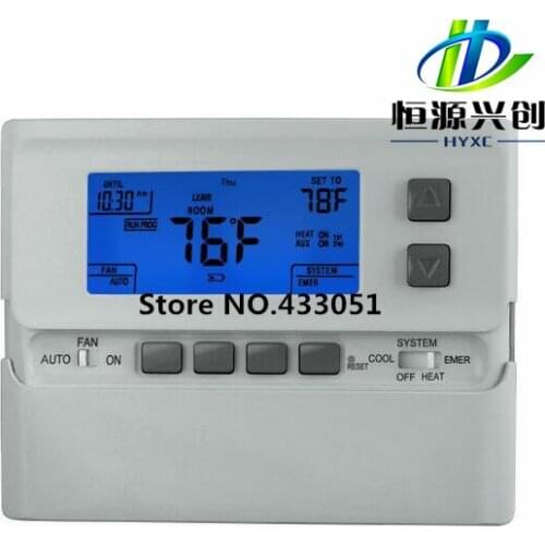 Temperature controller ,Compressor cycling heat pump digital non programmable room thermostat