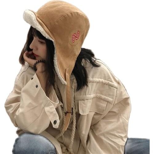 Warm Lei Feng hat for women leisure all-match cycling hat winter northeast warm ear protection cap