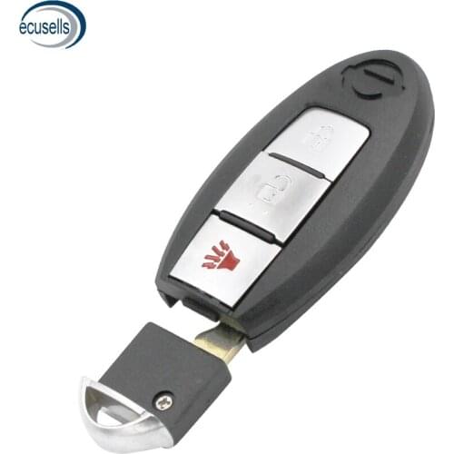 Smart Remote Key Case Fob Shell 3 Button for Nissan Altima Maxima Sentra