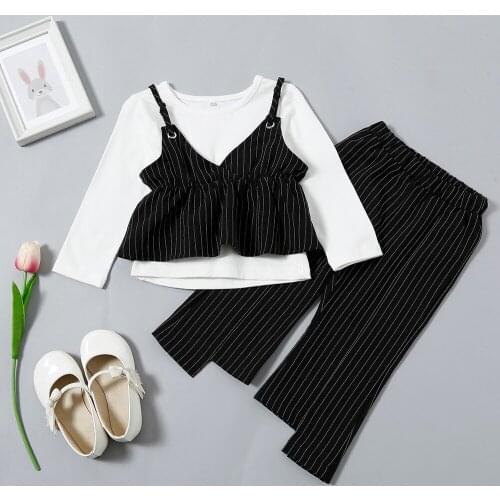 YOYOSHOW Summer new girls set fashion clothes girls outfits 1-5 years old girls set toddler girl fall clothes 2020