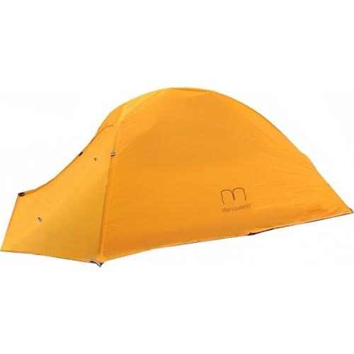 1.26KG 20D Nylon And Carbon Fiber Pole Silicone Coated Waterproof 2 Persons Double-layer Ultralight UL Camping Tent