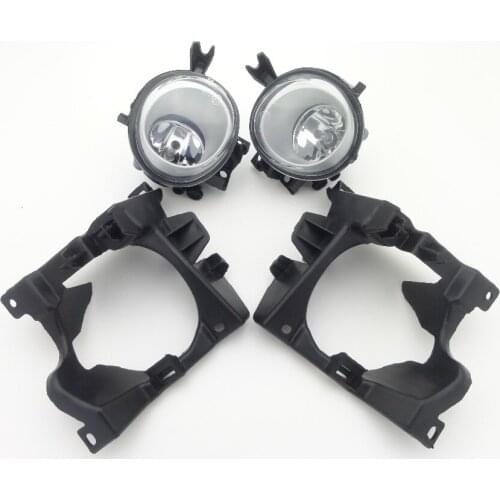 1Set Front Fog Lights Driving Lamps With Fog Lamp Brackets For Porsche Cayenne 2008-2010