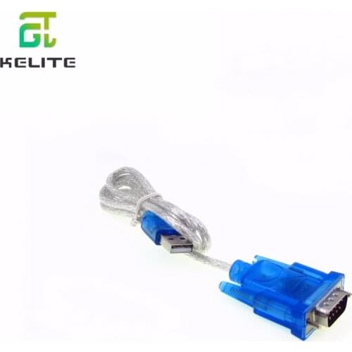 1pcs HL-340 New USB to RS232 COM Port Serial PDA 9 pin DB9 Cable Adapter support Windows7-64