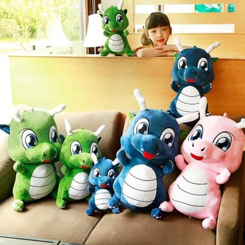1pc 35/55/65cm New Dinosaur Plush Toys Cartoon Tyrannosaurus Cute Stuffed Toy Dolls for Kids Children Boys Birthday Gift